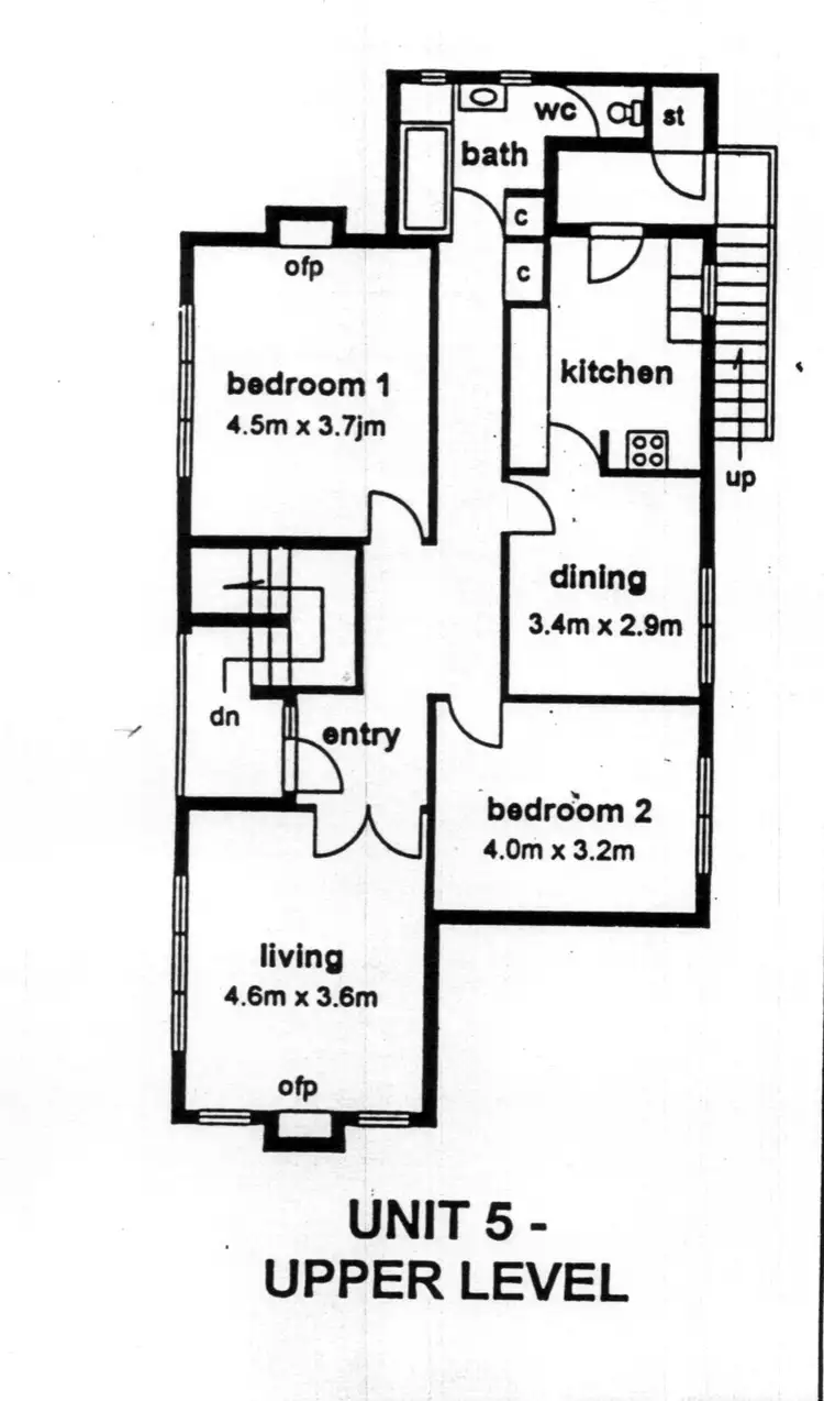 Floorplan of Homely apartment listing, 5/49 Orrong Crescent, Caulfield North VIC 3161