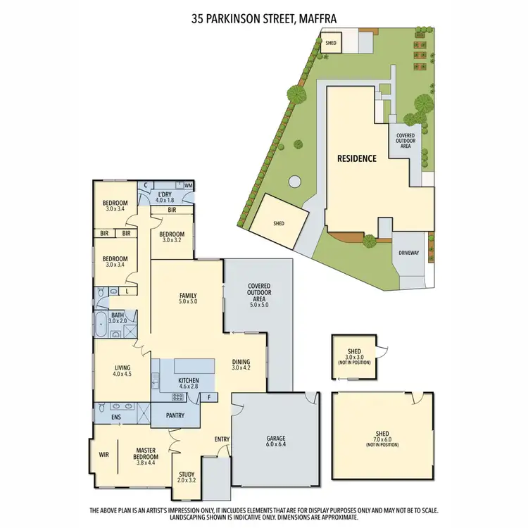 Floorplan of Homely house listing, 35 Parkinson Street, Maffra VIC 3860