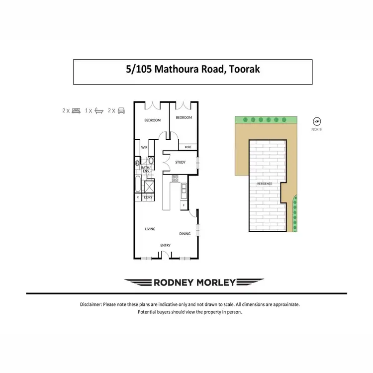 Floorplan of Homely apartment listing, 5/105 Mathoura Road, Toorak VIC 3142