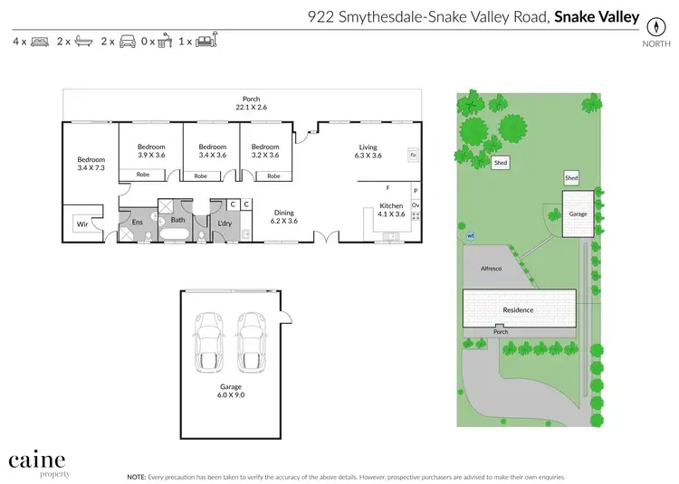 Floorplan of Homely house listing, 922 Smythesdale-Snake Valley Road, Snake Valley VIC 3351