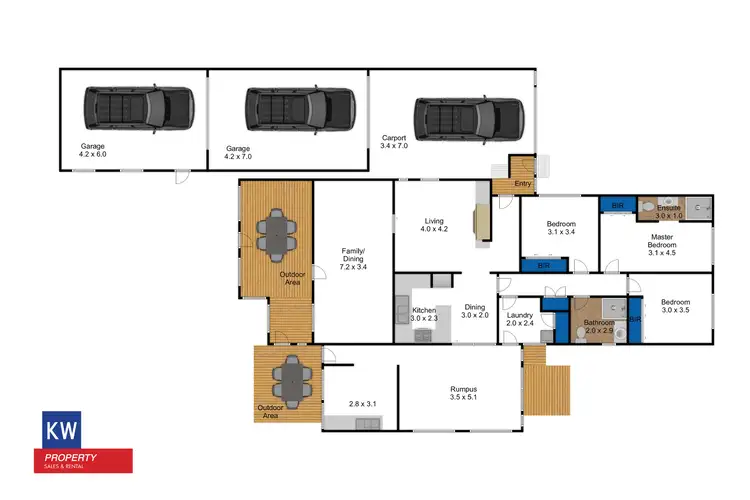 Floorplan of Homely house listing, 22 Dunbar Ave, Morwell VIC 3840