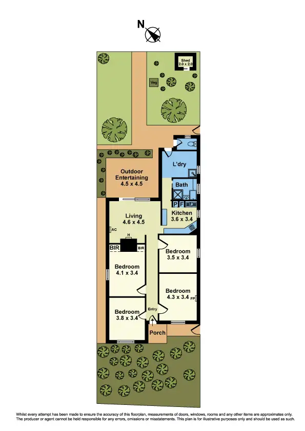Floorplan of Homely house listing, 86 Railway Place, Williamstown VIC 3016