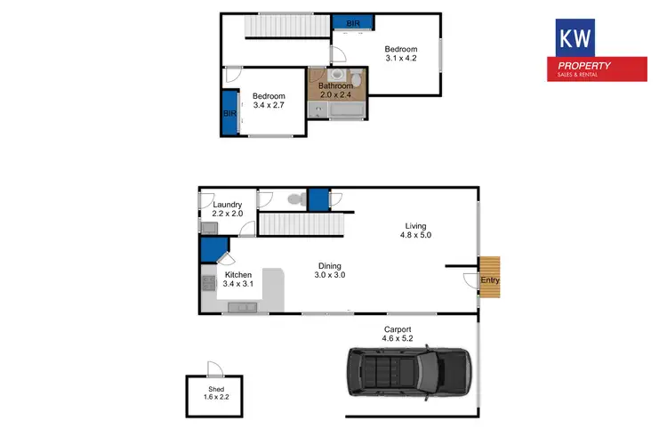 Floorplan of Homely townhouse listing, 67A Comans St, Morwell VIC 3840
