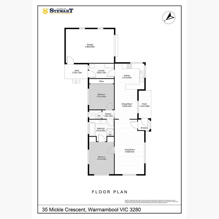 Floorplan of Homely apartment listing, 35 Mickle Crescent, Warrnambool VIC 3280