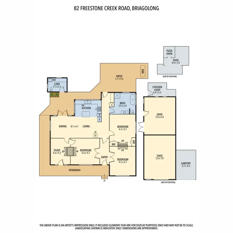 Floorplan of Homely house listing, 82 Freestone Creek Road, Briagolong VIC 3860