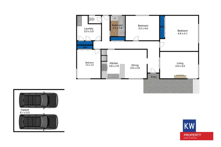 Floorplan of Homely house listing, 124 Vincent Rd, Morwell VIC 3840