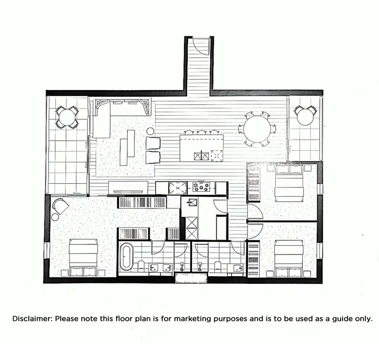Floorplan of Homely apartment listing, 105/6B EVERGREEN MEWS, Armadale VIC 3143