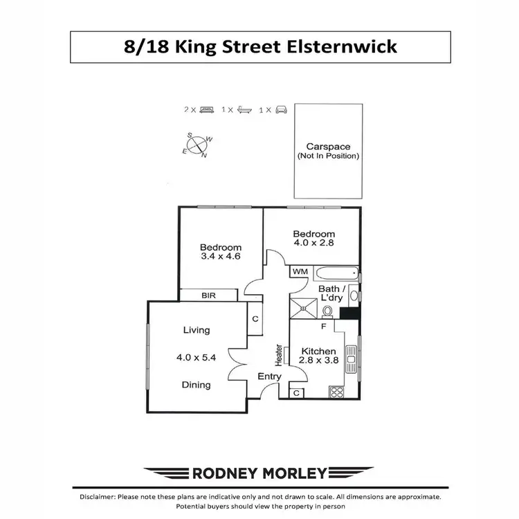 Floorplan of Homely unit listing, 8/18 King Street, Elsternwick VIC 3185