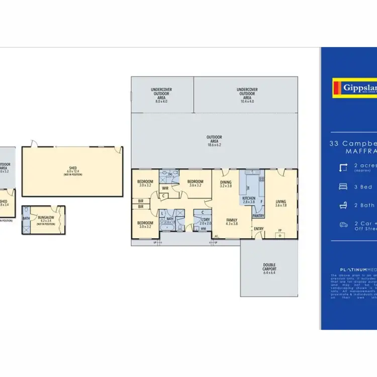 Floorplan of Homely house listing, 33-35 Campbell Street, Maffra VIC 3860
