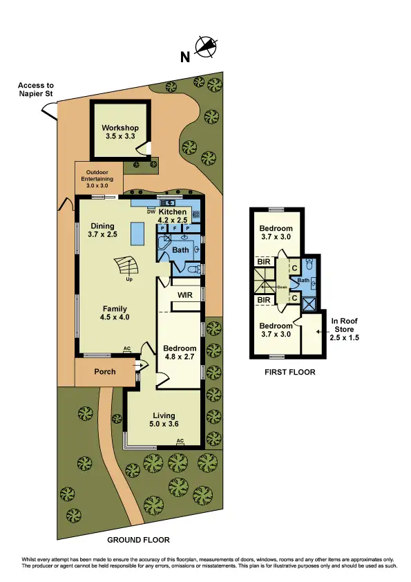 Floorplan of Homely house listing, 22 Macquarie Street, Williamstown VIC 3016
