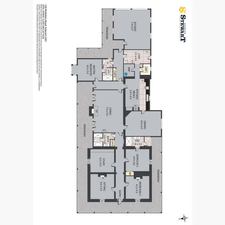 Floorplan of Homely rural property listing, 120 McKellars Road, Yulecart VIC 3301
