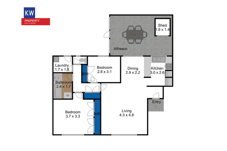 Floorplan of Homely unit listing, 24 Cove Pl, Morwell VIC 3840