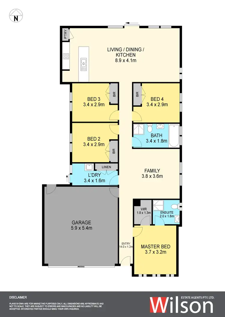 Floorplan of Homely house listing, 6 Veronica Place, Mount Pleasant VIC 3350