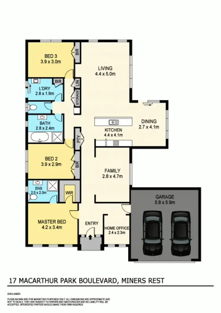 Floorplan of Homely house listing, 17 Macarthur Park Boulevard, Miners Rest VIC 3352