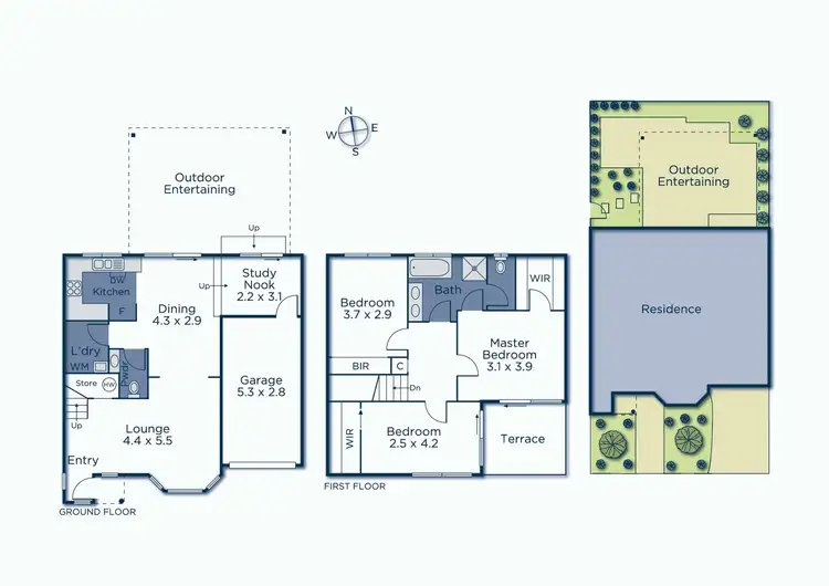 Floorplan of Homely house listing, 9 Bright Place, Blackburn South VIC 3130