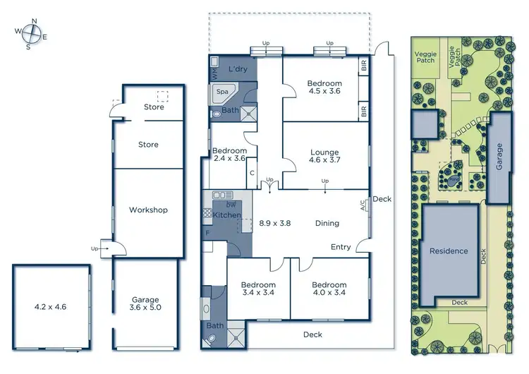 Floorplan of Homely house listing, 91 Eley Road, Box Hill South VIC 3128