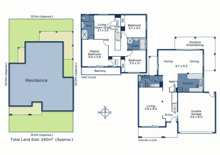 Floorplan of Homely house listing, 11 Madison Boulevard, Mitcham VIC 3132