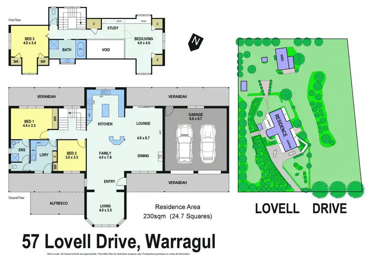 Floorplan of Homely house listing, 57 Lovell Drive, Warragul VIC 3820