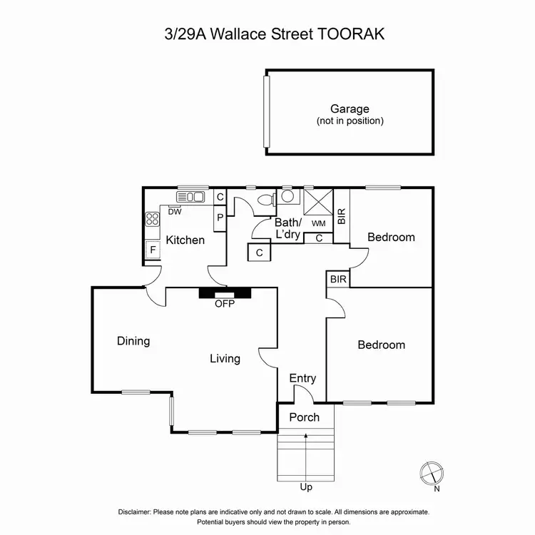 Floorplan of Homely apartment listing, 3/29A Wallace Avenue, Toorak VIC 3142