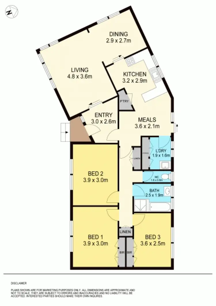 Floorplan of Homely house listing, 13 Halbert Street, Wendouree VIC 3355