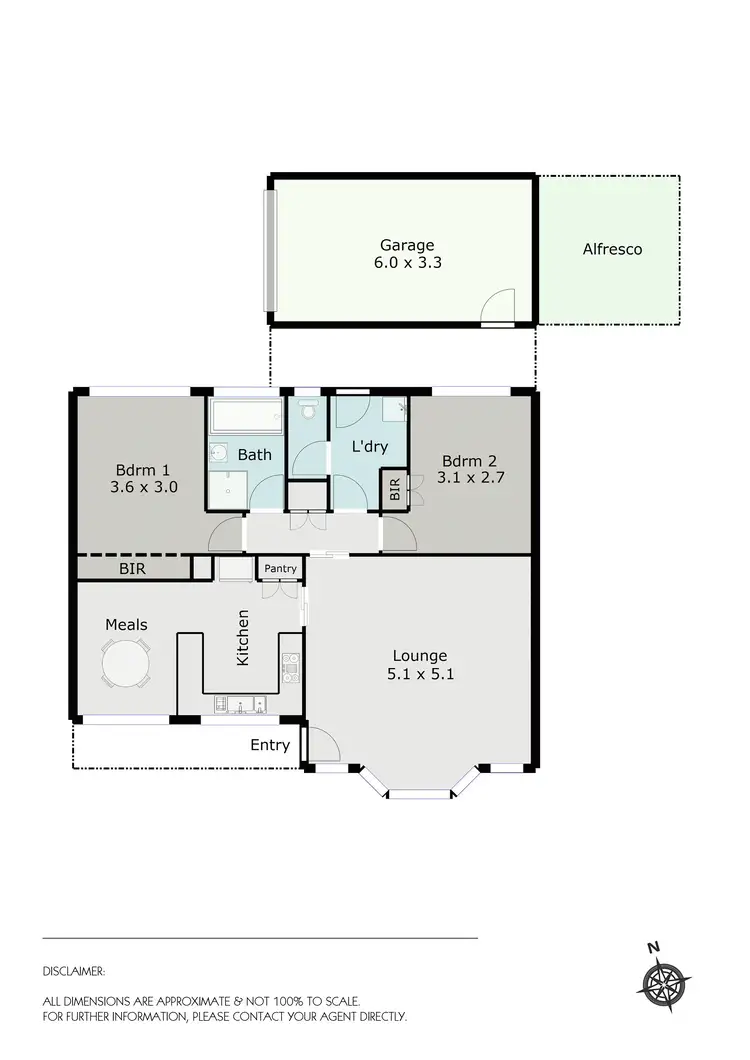 Floorplan of Homely townhouse listing, 1/4 Alexandra Street, Sebastopol VIC 3356