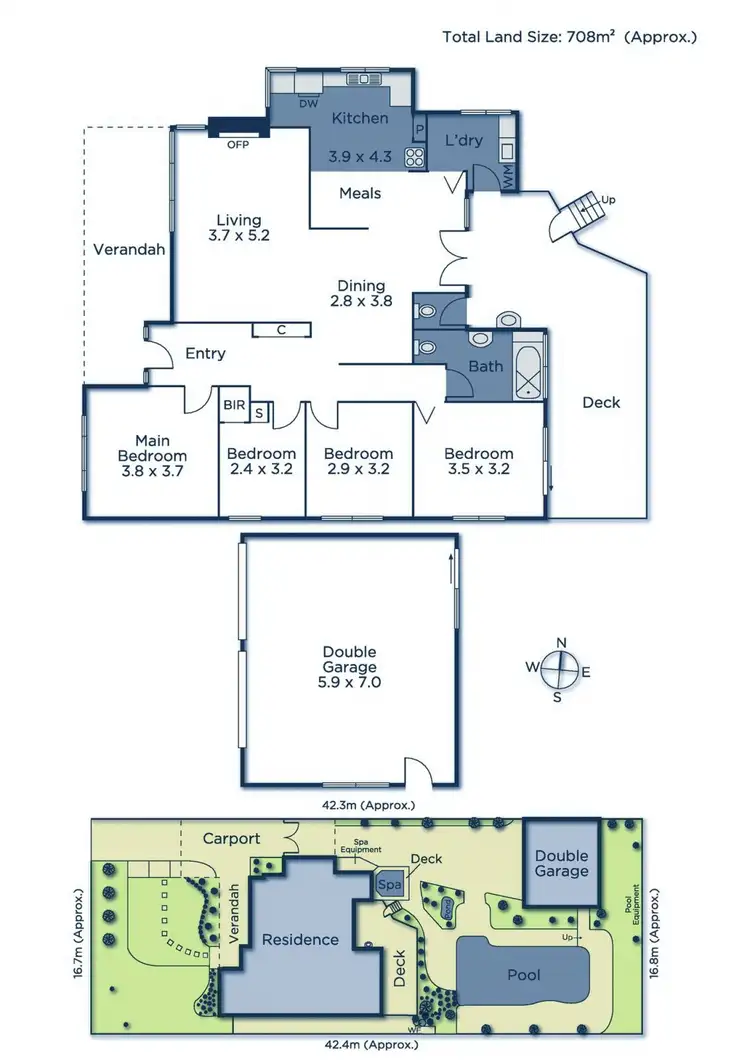 Floorplan of Homely house listing, 11 Walwa Street, Mitcham VIC 3132