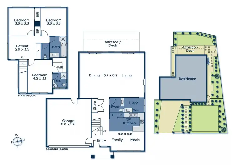 Floorplan of Homely house listing, 6 Gillies Street, Mitcham VIC 3132