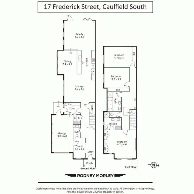 Floorplan of Homely house listing, 17 Frederick Street, Caulfield South VIC 3162
