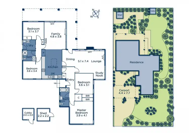 Floorplan of Homely house listing, 17 Naples Street, Box Hill South VIC 3128