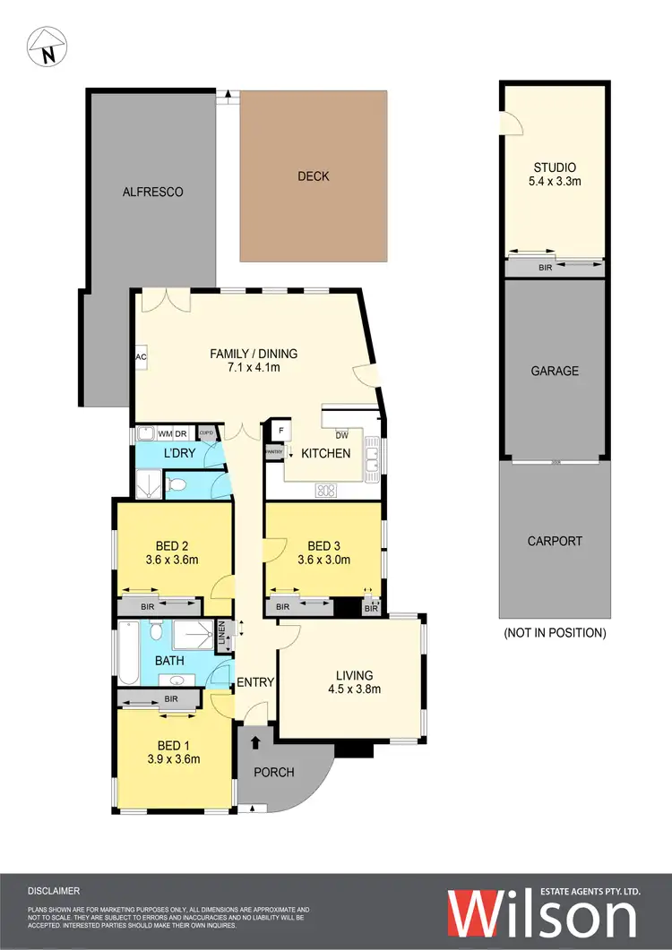 Floorplan of Homely house listing, 36 Duke Street, Newington VIC 3350
