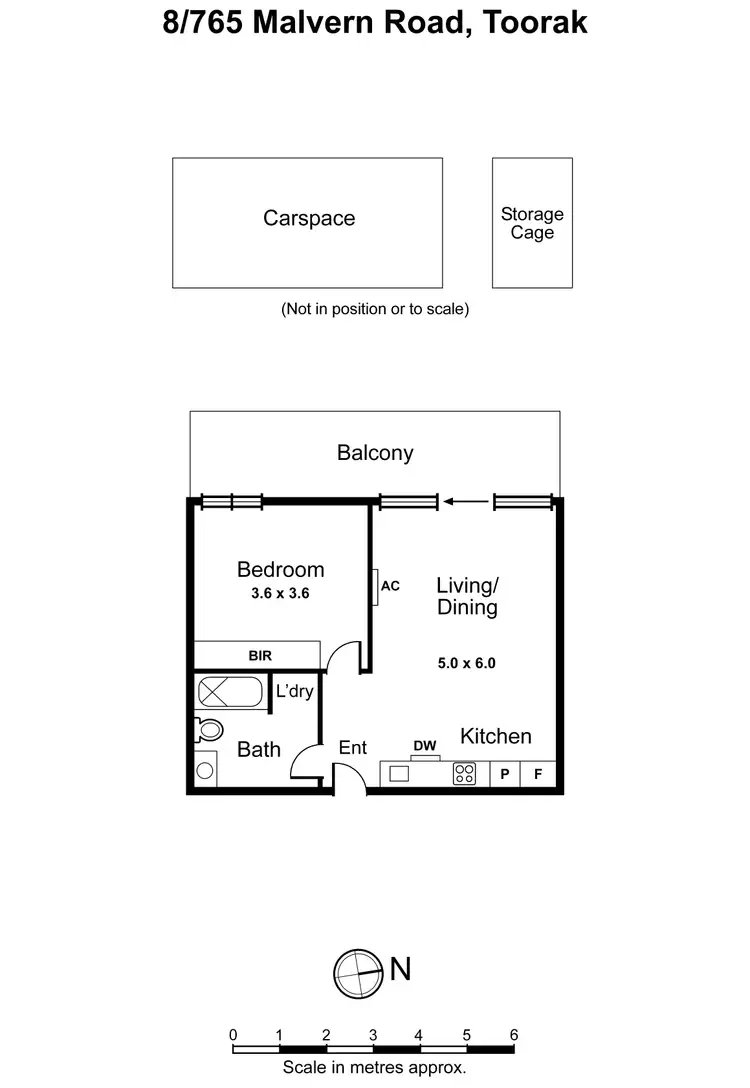 Floorplan of Homely apartment listing, 8/765 Malvern Road, Toorak VIC 3142
