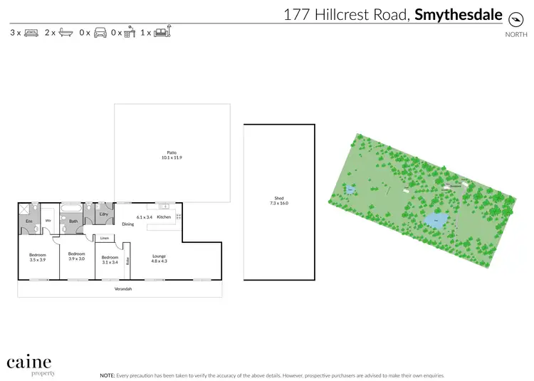 Floorplan of Homely house listing, 177 Hillcrest Road, Smythesdale VIC 3351