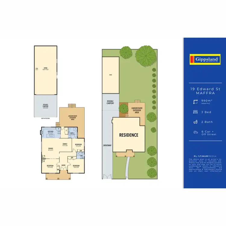 Floorplan of Homely house listing, 19 Edward Street, Maffra VIC 3860