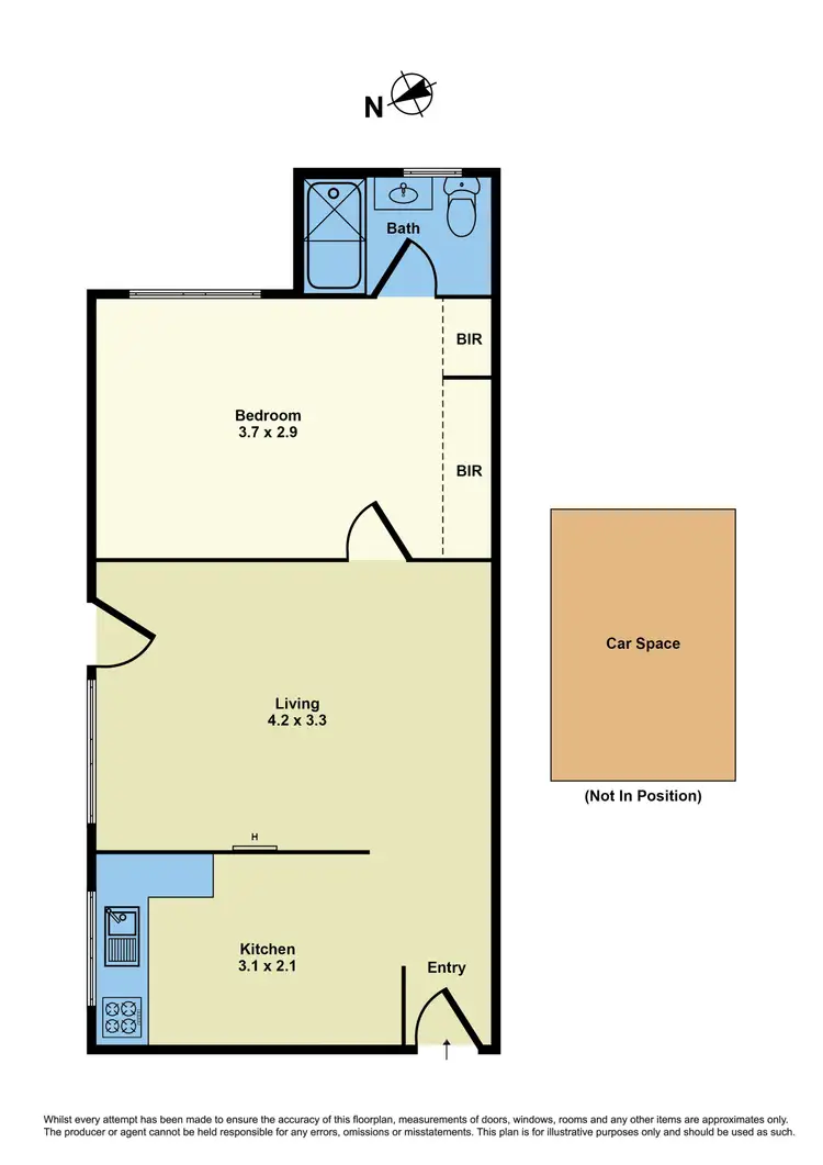 Floorplan of Homely apartment listing, 1/99 Melbourne Road, Williamstown VIC 3016