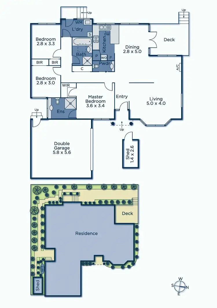 Floorplan of Homely townhouse listing, 5/111 Wattle Valley Road, Camberwell VIC 3124