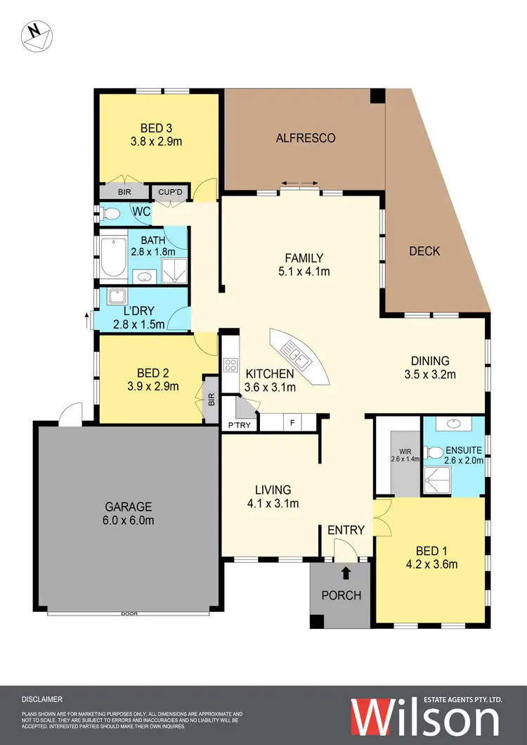 Floorplan of Homely house listing, 110 Canadian Lakes Boulevard, Canadian VIC 3350