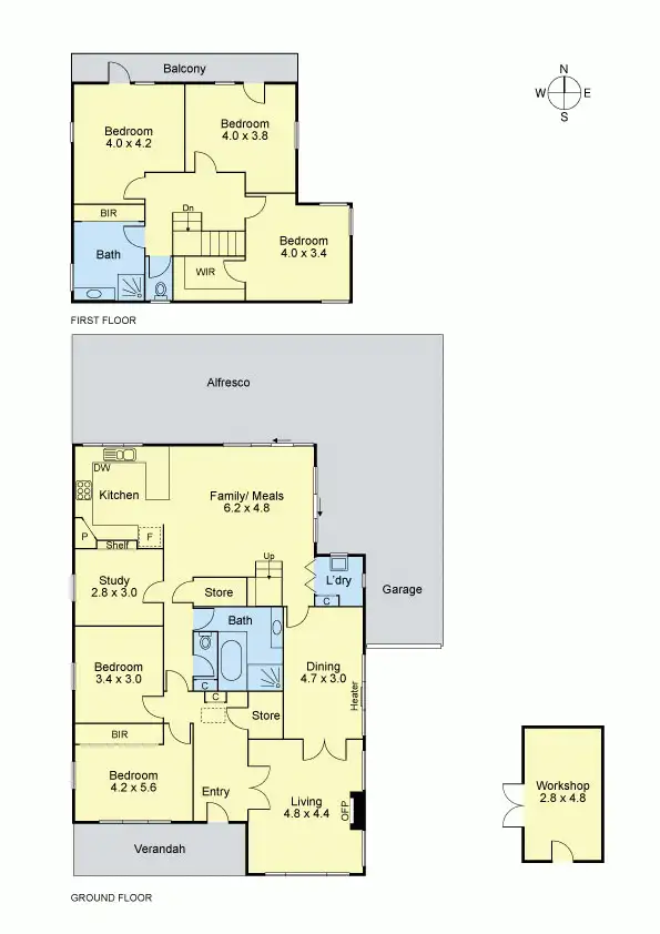 Floorplan of Homely house listing, 35 Webster Street, Camberwell VIC 3124