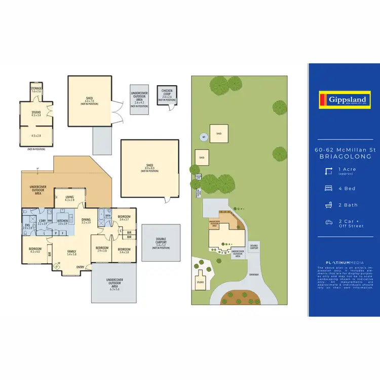 Floorplan of Homely house listing, 60 McMillan Street, Briagolong VIC 3860