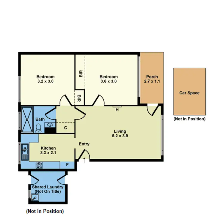 Floorplan of Homely apartment listing, 6/99 Melbourne Road, Williamstown VIC 3016
