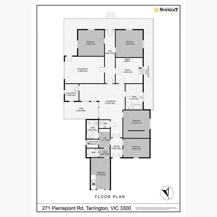 Floorplan of Homely rural property listing, 271 Pierrepoint Road, Tarrington VIC 3301