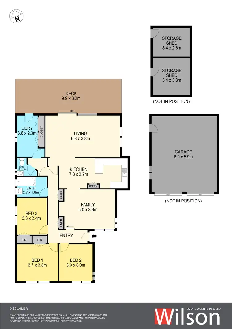 Floorplan of Homely house listing, 15 Mansfield Avenue, Mount Clear VIC 3350