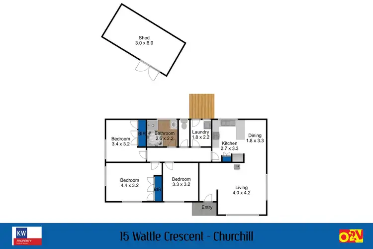 Floorplan of Homely house listing, 15 Wattle Crescent, Churchill VIC 3842