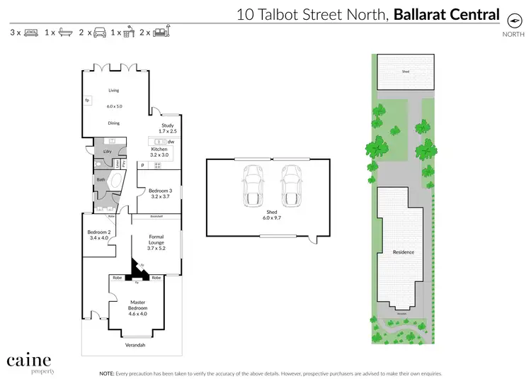 Floorplan of Homely house listing, 10 Talbot Street North, Ballarat Central VIC 3350