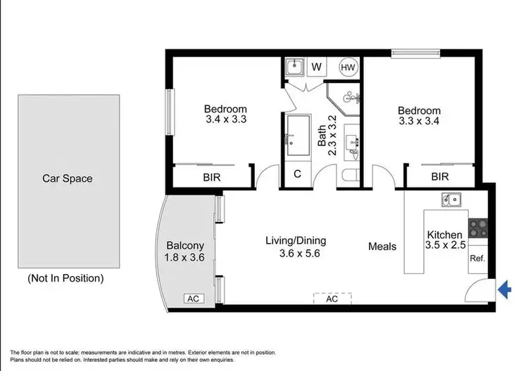 Floorplan of Homely apartment listing, 156/538 Little Lonsdale Street, Melbourne VIC 3000