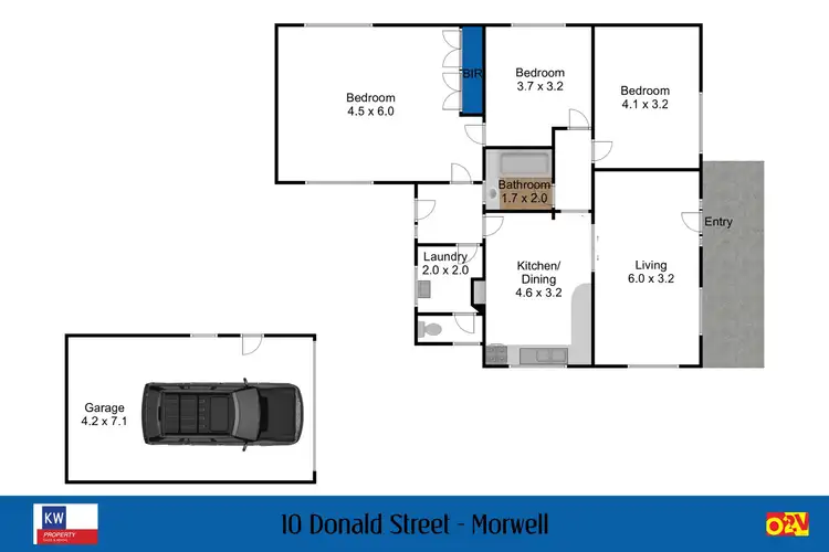Floorplan of Homely house listing, 10 Donald Street, Morwell VIC 3840