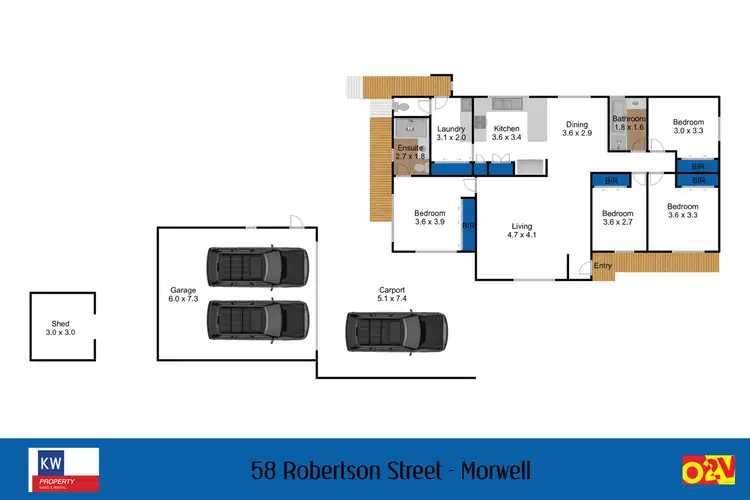 Floorplan of Homely house listing, 58 Robertson Street, Morwell VIC 3840