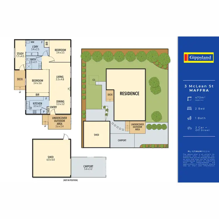 Floorplan of Homely house listing, 3 McLean Street, Maffra VIC 3860