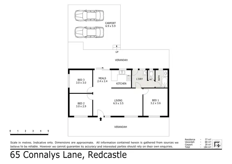 Floorplan of Homely rural property listing, 65 Connallys Lane, Redcastle VIC 3523