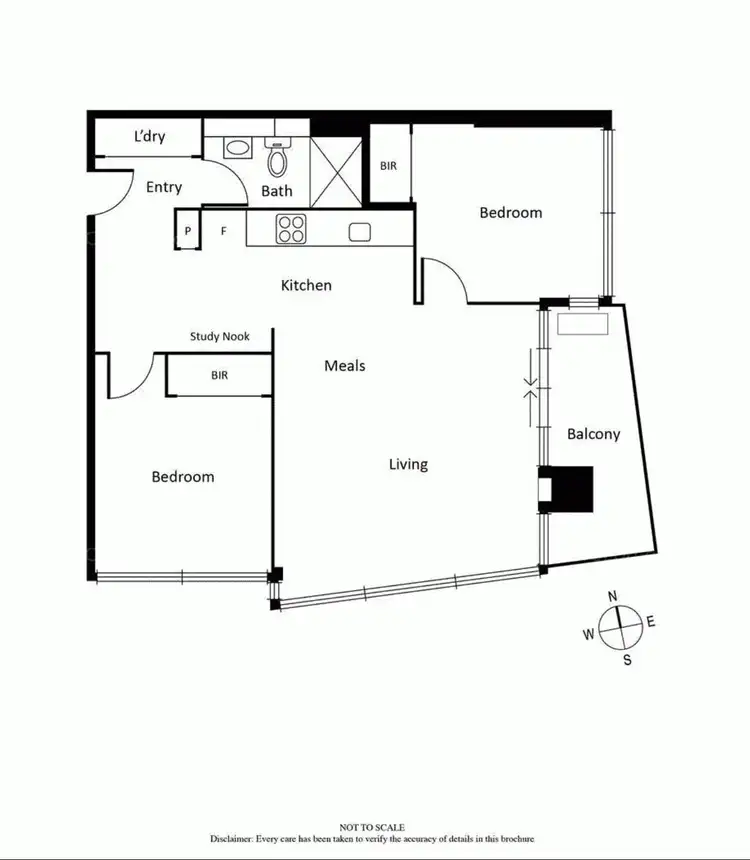 Floorplan of Homely apartment listing, 2905/639 LONSDALE STREET, Melbourne VIC 3000