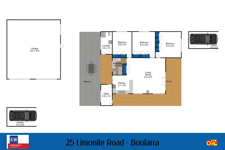 Floorplan of Homely house listing, 25 Limonite Road, Boolarra VIC 3870